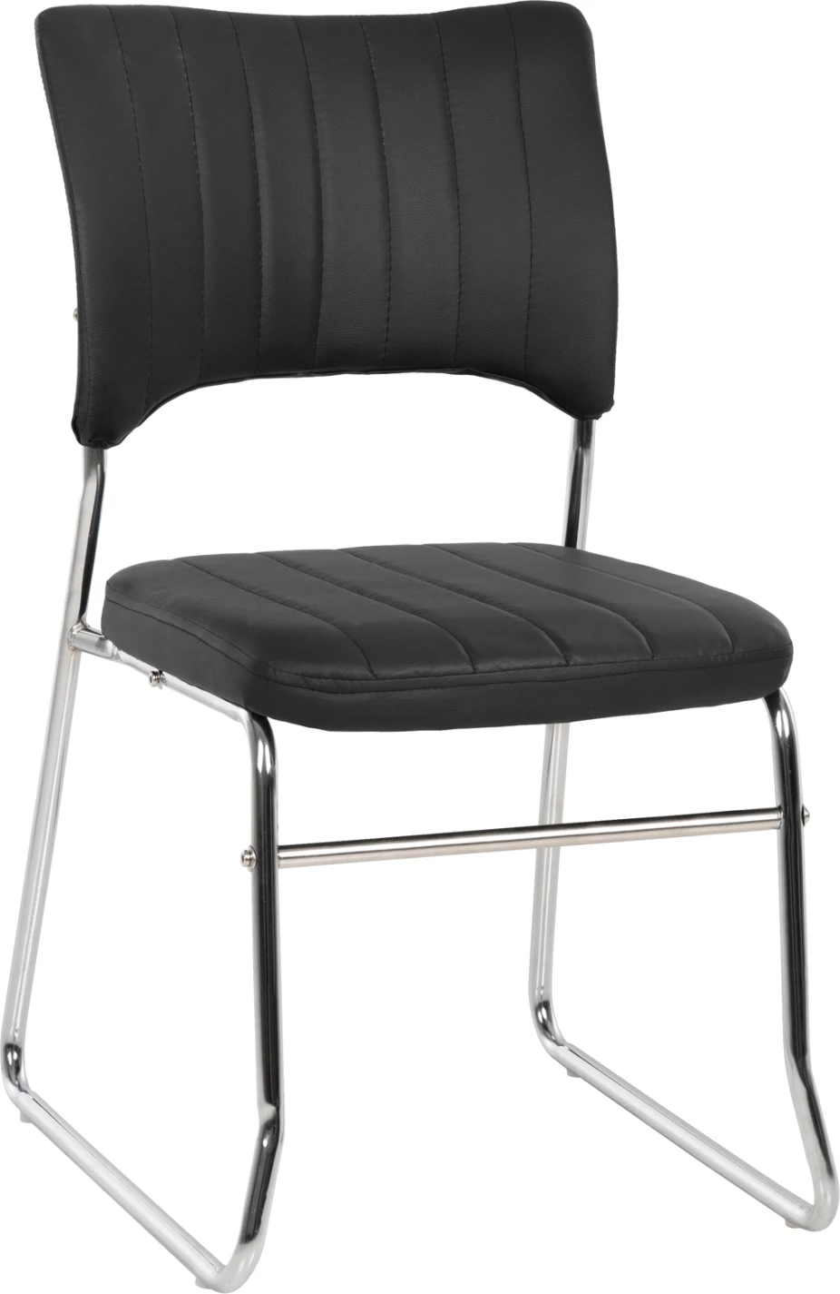 Karrige konferencash, set prej 4 copë, e zezë, FH1071.01, 47x54x84 cm