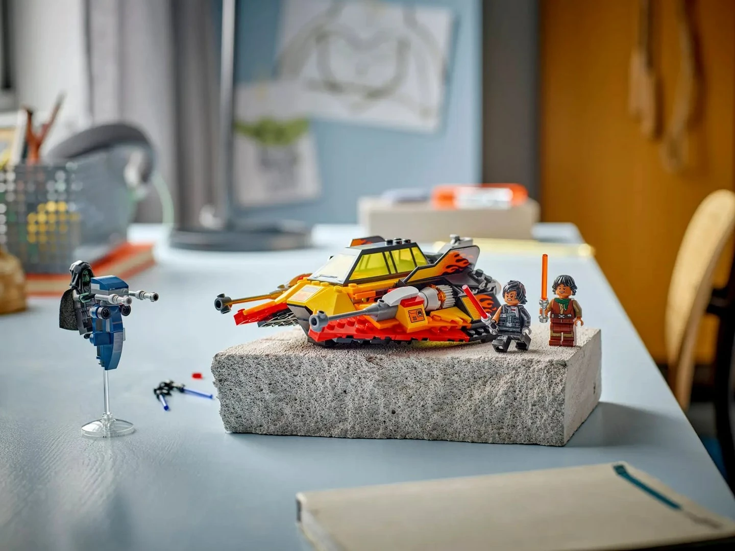 Set LEGO Star Wars The Force Burner Snowspeeder 75414, 349 pjesë, 3 minifigura