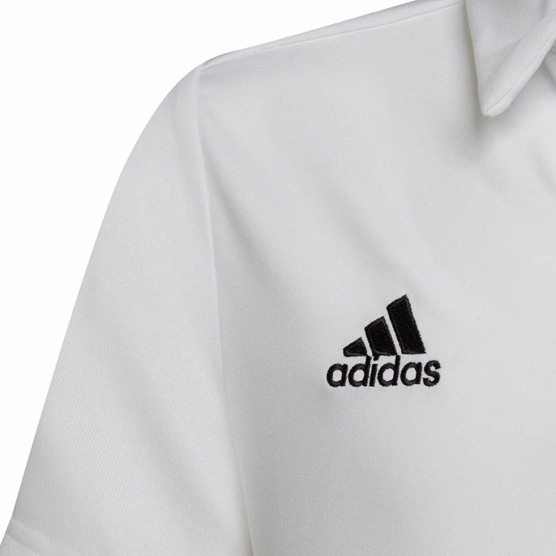 Maicë polo për fëmijë adidas, e bardhë