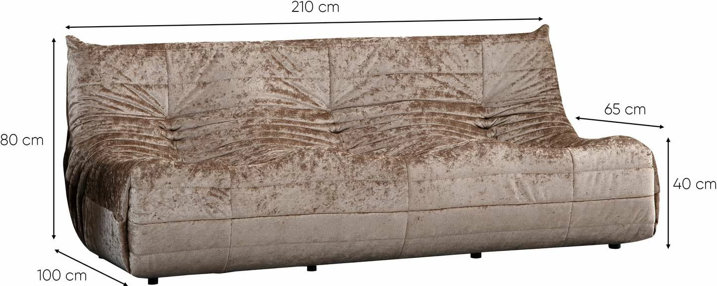 Divan treshe, Atelier del Sofa, Bocek, krem