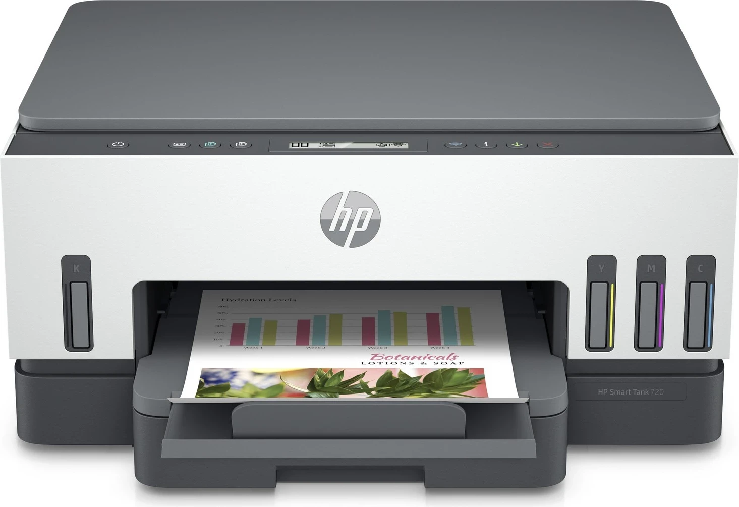 Printer HP Smart Tank 720, Duplex, USB, WiFi, Bardhë-Gri