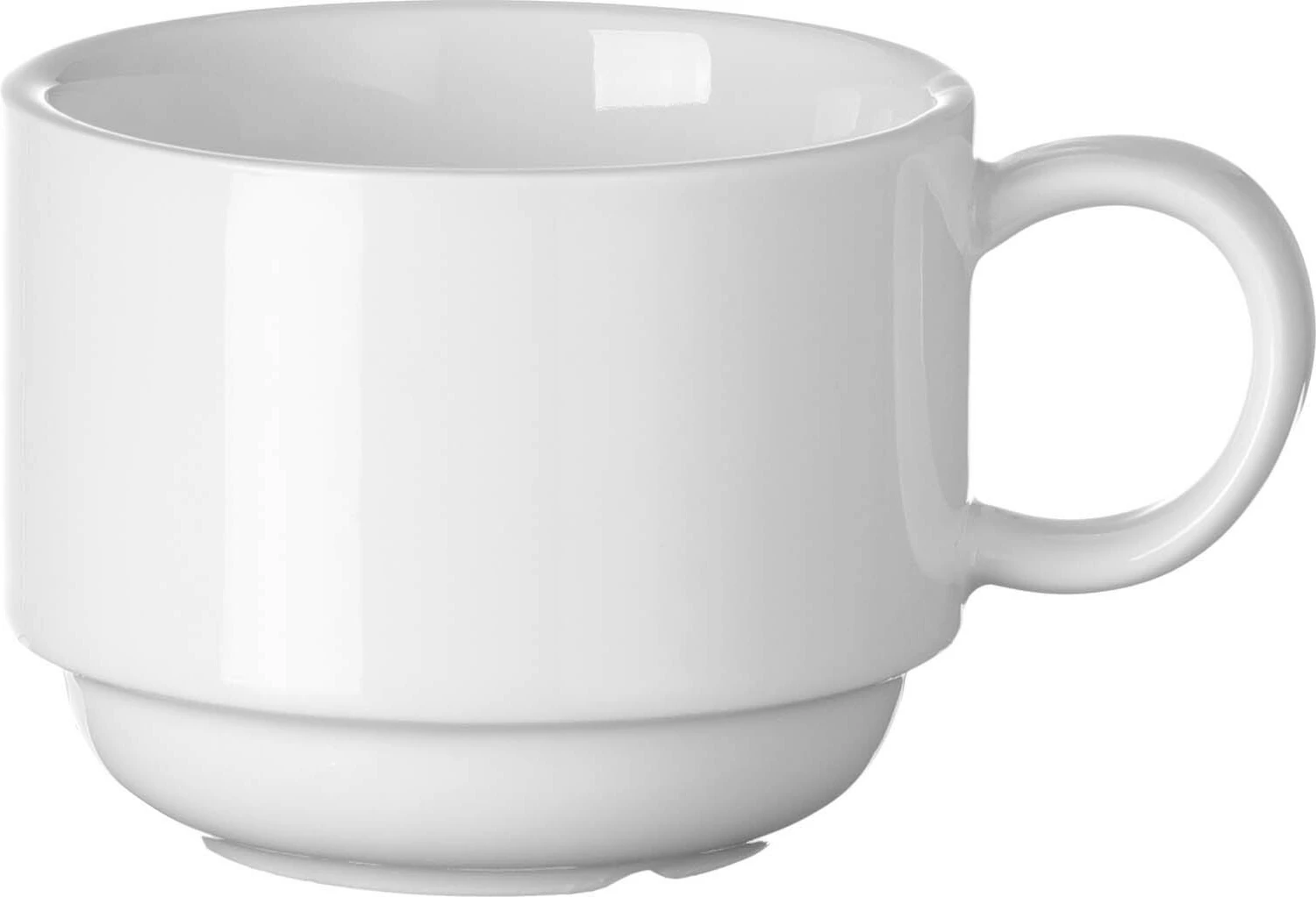 Filxhan cappuccino Fine Dine Pure Bianco 250 ml stackable, set 6 copë ...