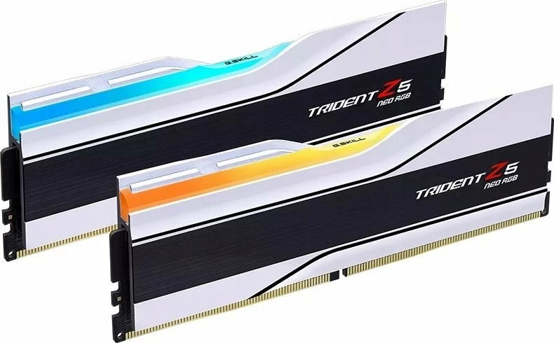 RAM Memorje G.Skill Trident Z5 Neo RGB F5-6000J2836G16GX2-TZ5NRW 32GB (2x16GB) DDR5 6000MHz CL28 UDIMM, bardhë/zi, set
