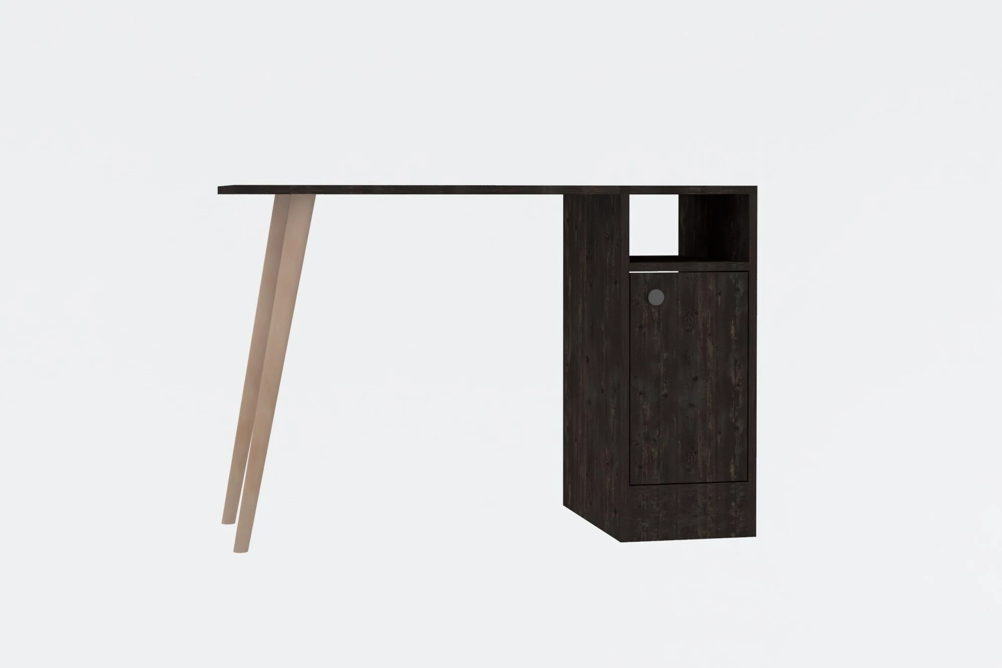 Tavolinë pune/studimi Hanah Home, Calvin, antracit dhe lis