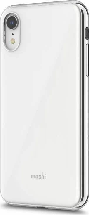 Mbështjellës Moshi iGlaze për iPhone XR, TPU, Qi, Pearl White