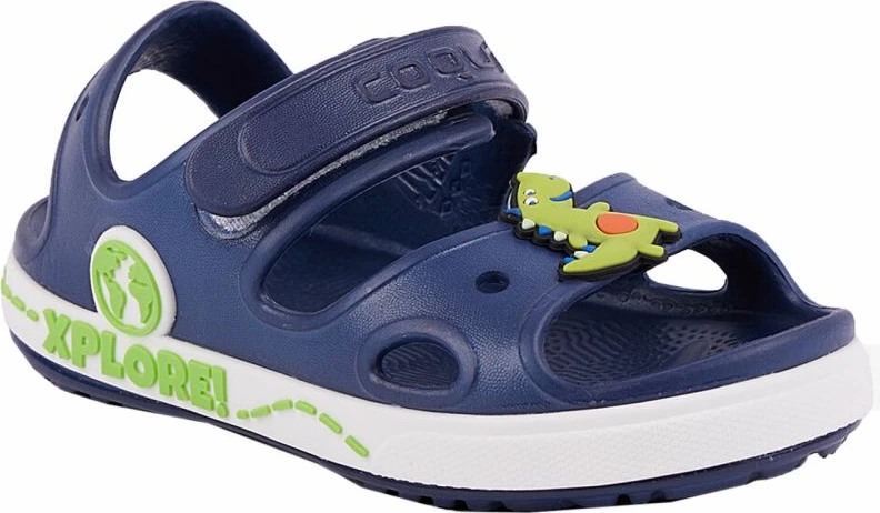 Sandale për fëmijë Coqui Yogi, blu deti