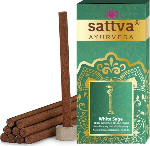 Shkopinj temjani Sattva White Sage 10 copë