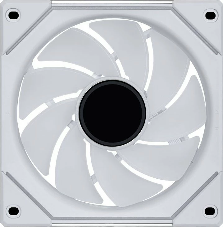 Ventilator për kasë PC Lian Li UNI FAN SL-INF 120 Reverse Blade UF-RSLIN120-1W 120mm ARGB PWM, i bardhë, 1 copë