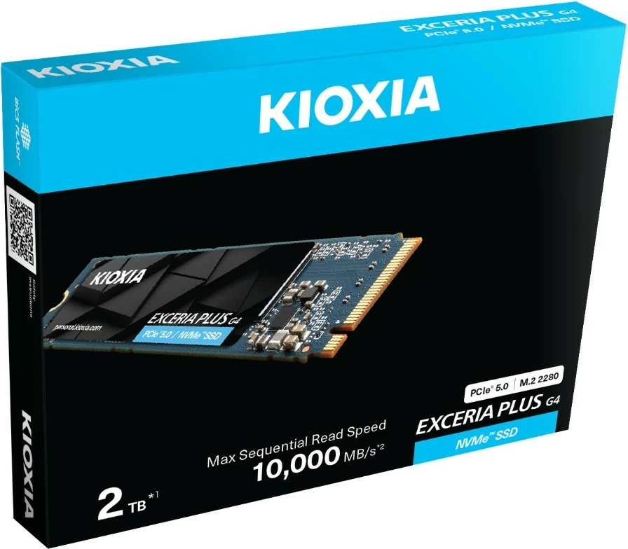 SSD Kioxia Exceria Plus G4, 2TB, M.2 2280, PCIe Gen5x4