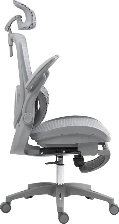 Karrige pune menaxheri Zenyk, rrjetë speciale, e zezë dhe e bardhë, 63x70x126cm