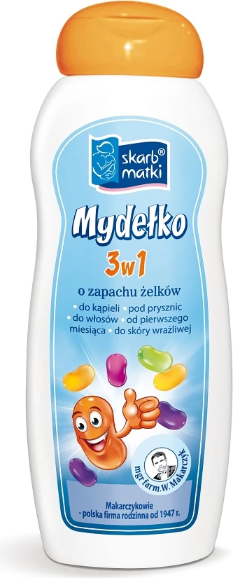 Sapun 3-në-1 për fëmijë Skarb Matki aromë jelly candy 250ml