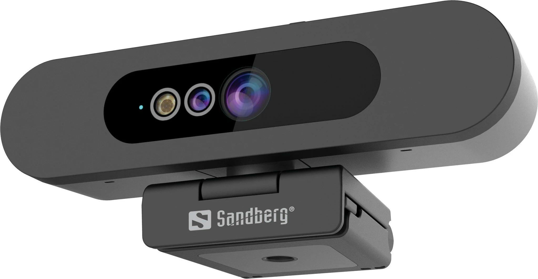 Webcam Sandberg Face-ID 2, 2 MP, Full HD, 1920 x 1080, e zezë