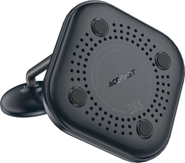 Karikues wireless Acefast E6, 15W, MagSafe, për iPhone dhe AirPods, Gri