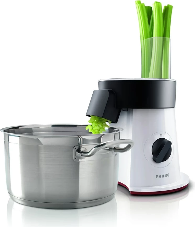 Përpunues sallatash Philips Viva Collection HR1388/80, i zi