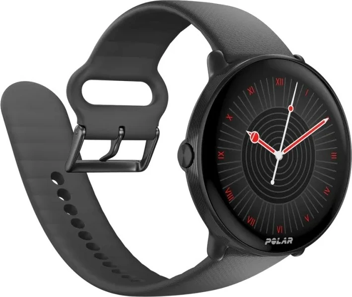 Smartwatch Polar IGNITE 3 S-L, 1.28" AMOLED, GPS, 5 ditë bateri, e zezë
