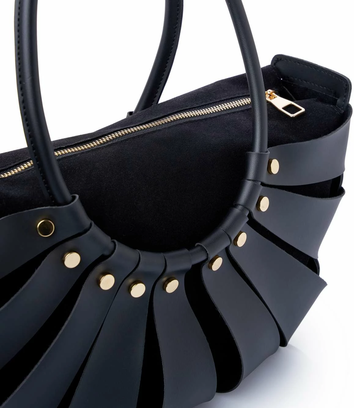 Çantë shpatullës Lucky Bees, Ingrid, e zezë