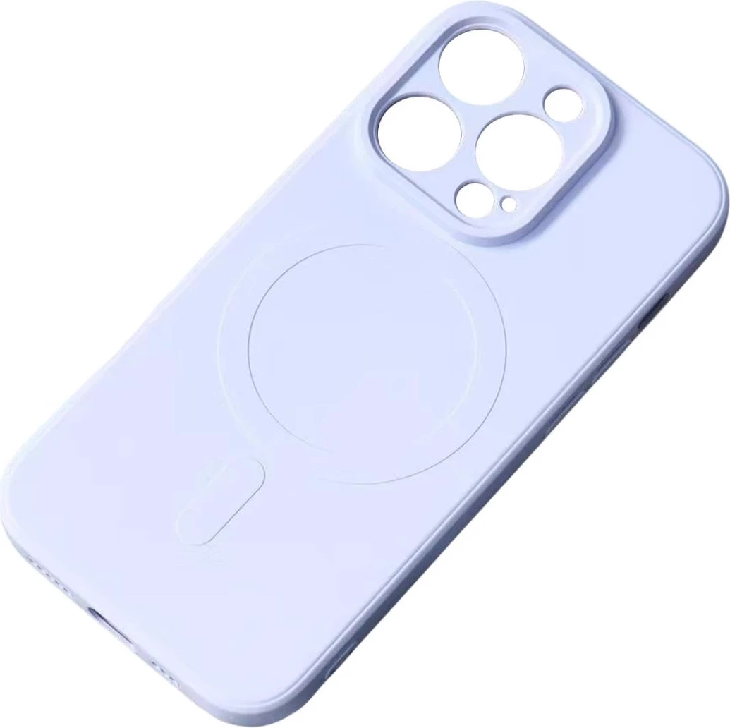 Mbështjellës silikoni Hurtel me MagSafe për Samsung Galaxy A36 5G, kaltër e çelët