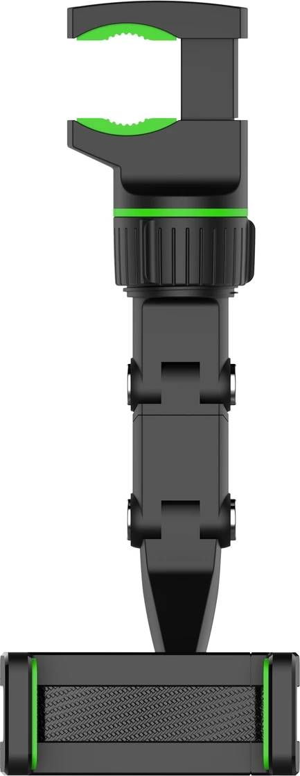 Mbështjellës për celular Hurtel, për pasqyrë të makinës, i rregullueshëm, i zi/gjelbër