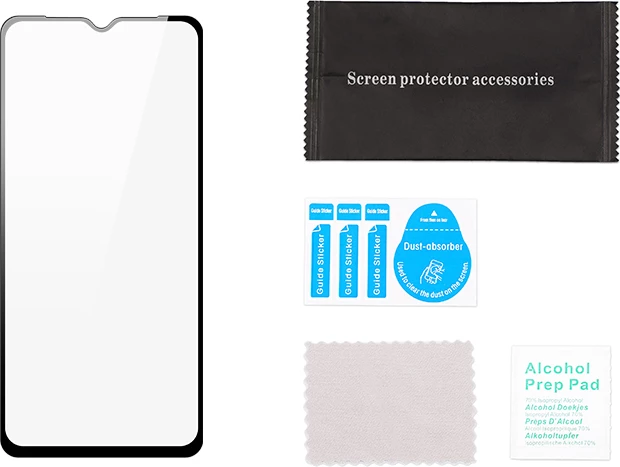 Xham i temperuar Dux Ducis 9D për Realme C35, me kornizë, i zi