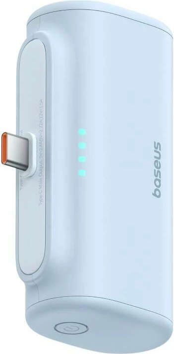 Powerbank Baseus Compact P10068306313-00, 5000mAh, 20W, Blu