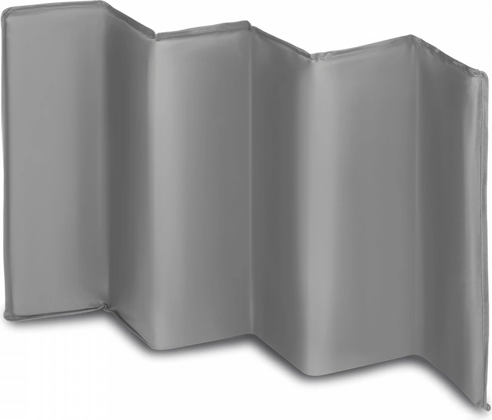 Krevat udhëtimi Lionelo Stefi, Grey Concrete Multicolor, me torbë bartëse