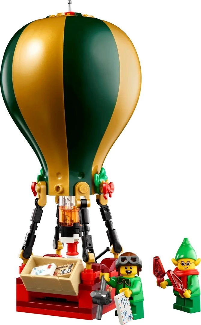 Set LEGO ICONS 10339 Santa's Post Office, 5 minifigura