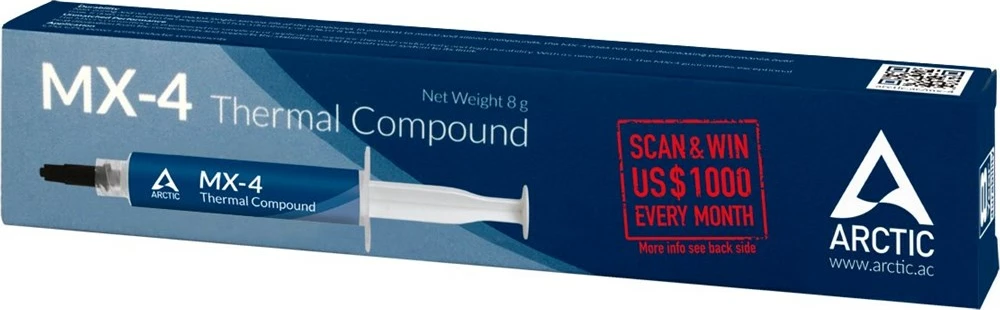 Pasta termale Arctic MX-4, 8 g, Blu