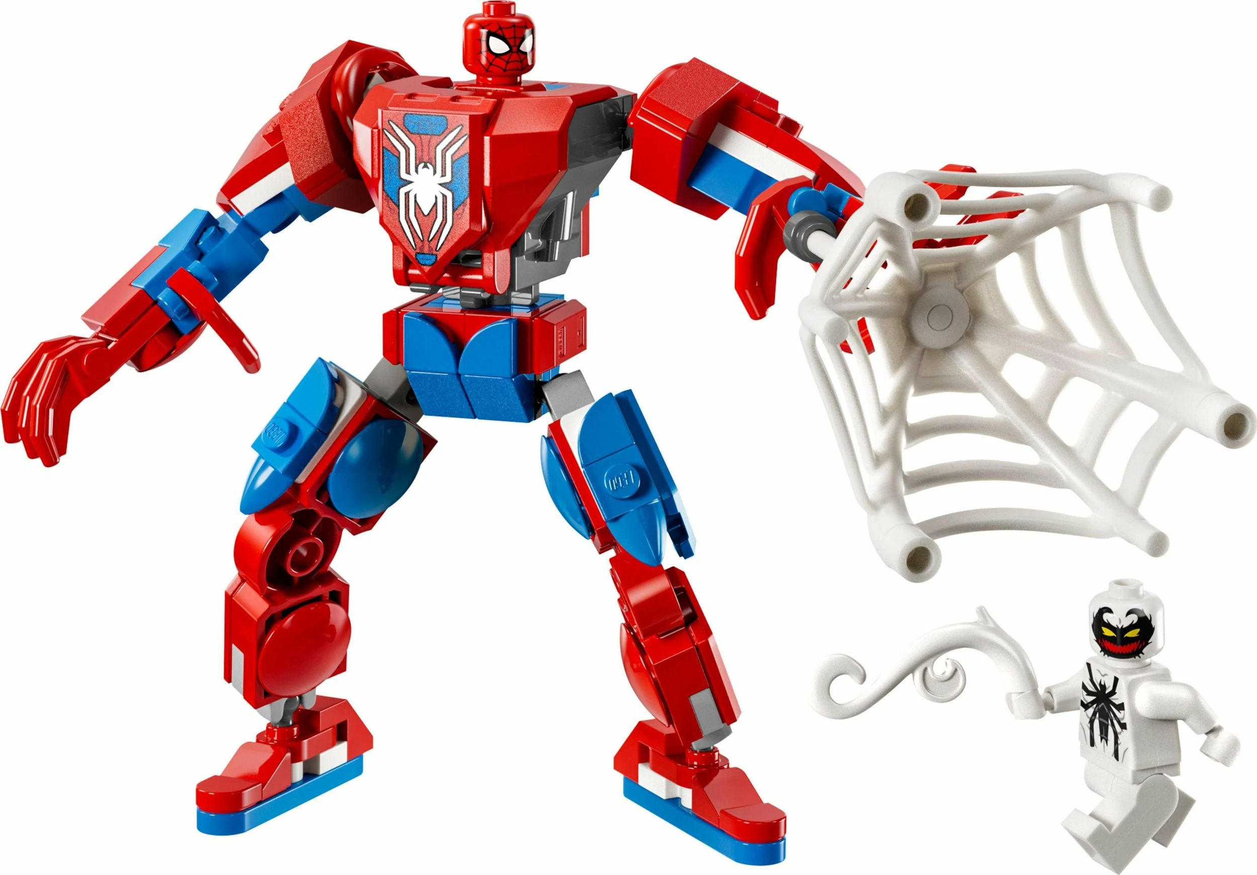 Set ndërtimi LEGO Marvel Mech Spider-Man vs. Anti-Venom 76308, 107 pjesë, 6+