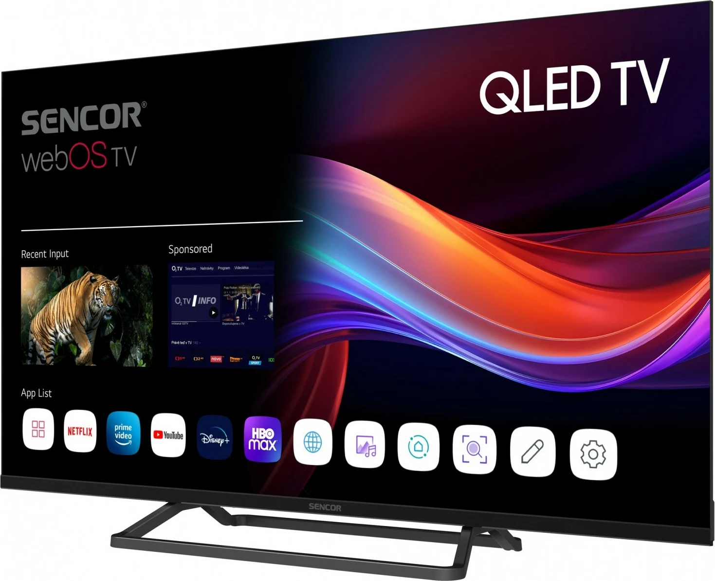 Televizor QLED Sencor SLE 32QF860B, 32 inç, Full HD, Smart webOS, i zi