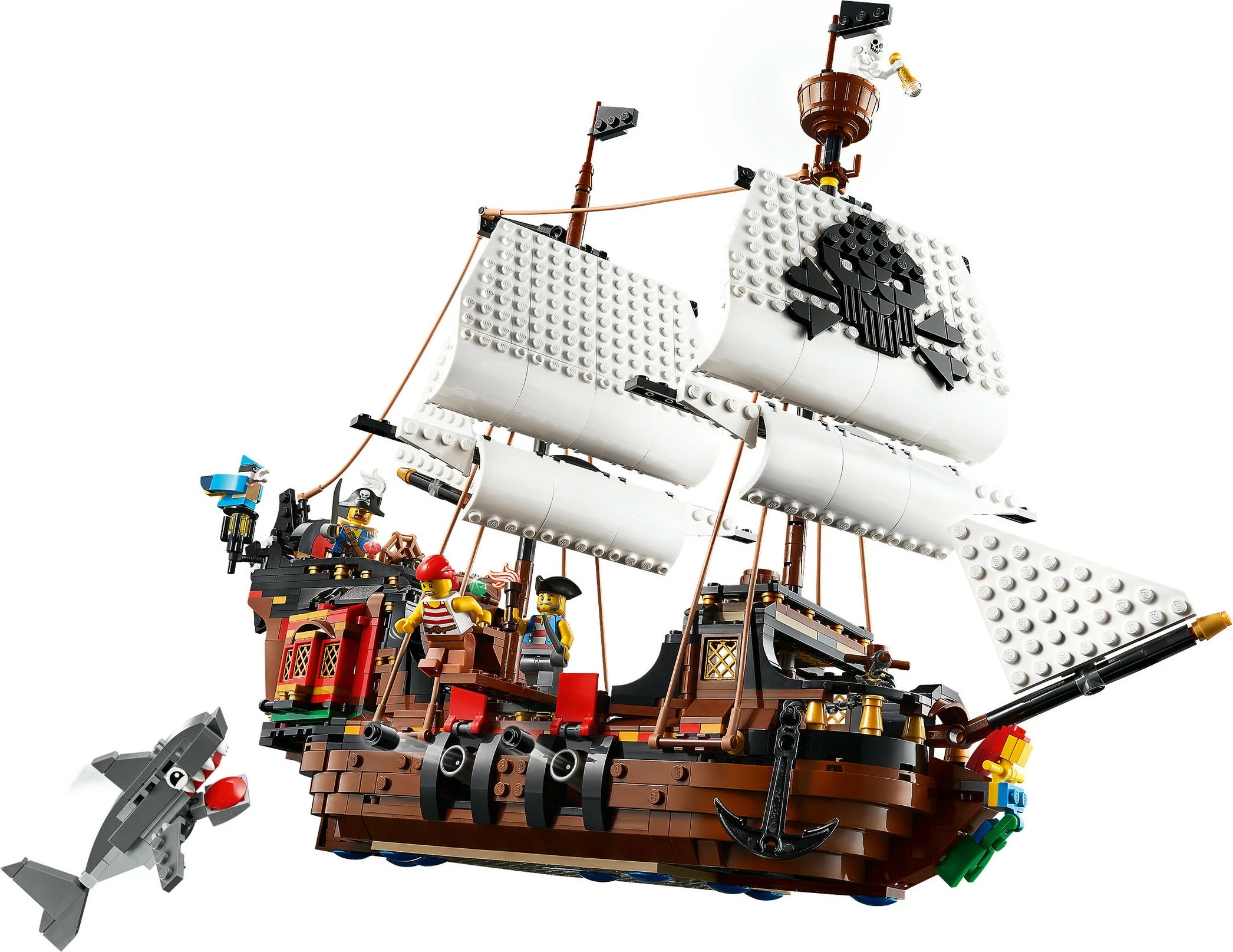Set ndërtimi LEGO Creator Pirate Ship, 1264 pjesë, plastikë, shumëngjyrëshe