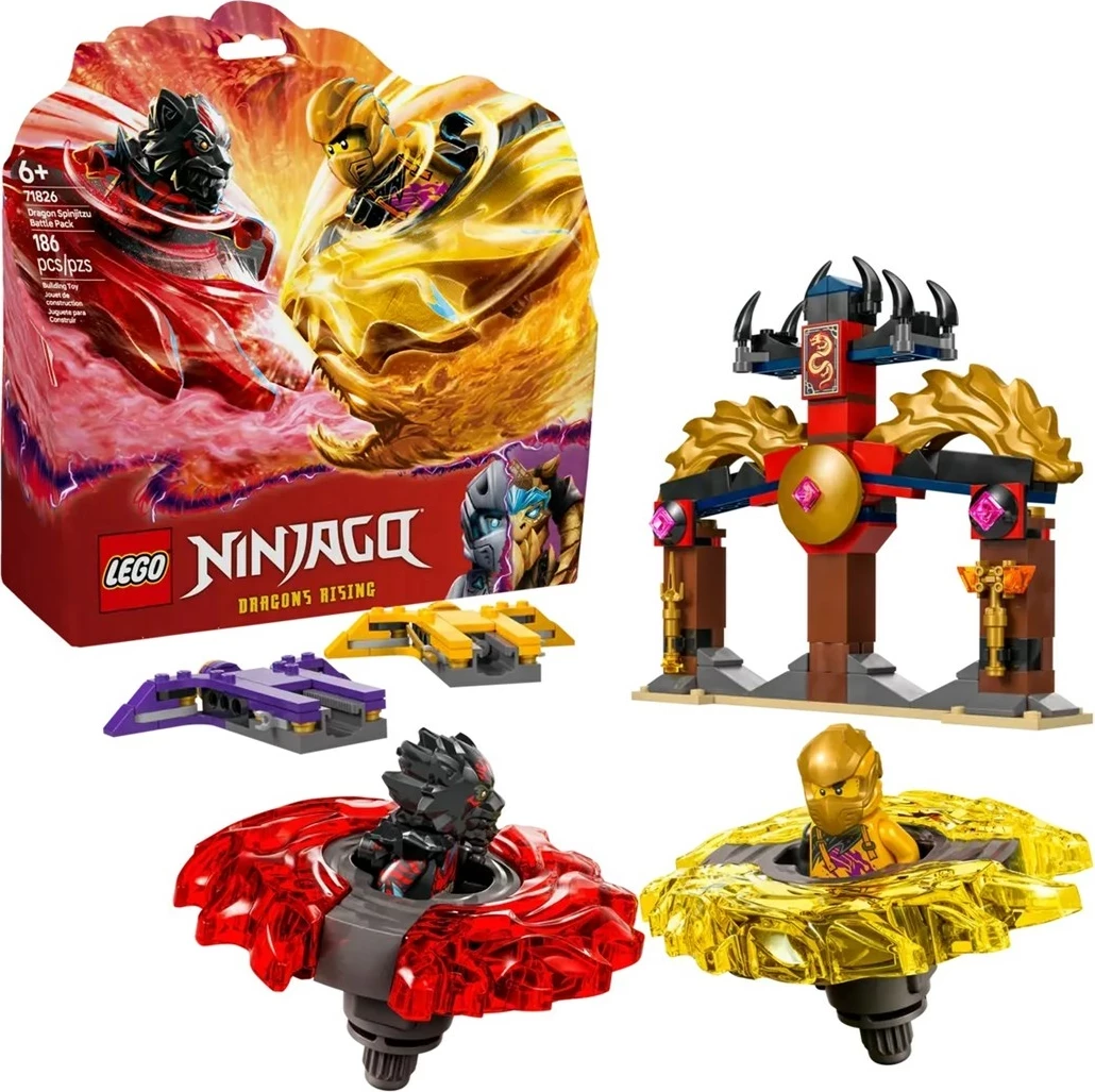 Set LEGO NINJAGO 71826 Dragon Spinjitzu Battle Pack