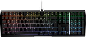 Tastierë Cherry G80-3874LXADE-2 GER-layout, lidhje USB-C, ndriçim RGB, e zezë
