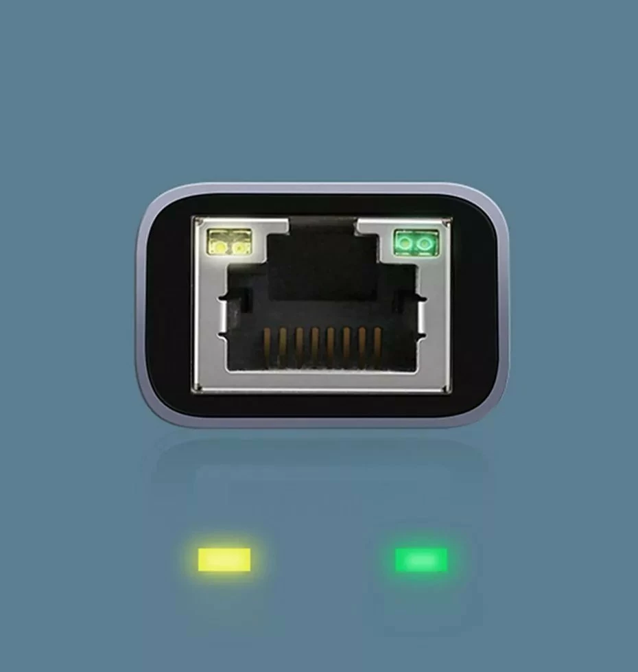 Adapter rrjeti USB-C në RJ45 Ugreen CM199 1Gbps, 50737B, gri