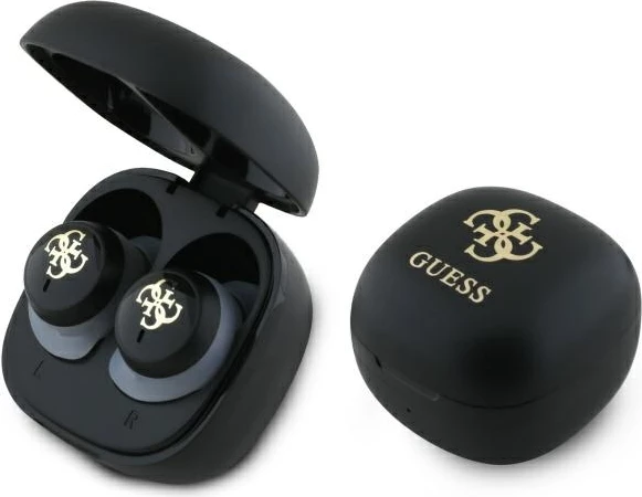 Kufje Bluetooth Guess GUTWSJ144ESK TWS me stacion karikimi, e zezë