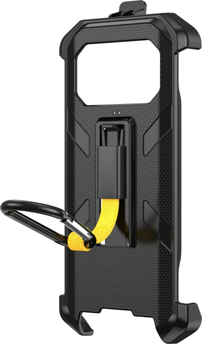 Mbështjellës Ulefone UF-C-A27 për Armor 27/27 Pro/27T/27T Pro, i zi, me karabiner dhe klips