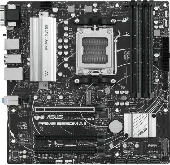 Pllakë amë ASUS PRIME B650M-A II-CSM, Socket AM5, DDR5, micro ATX, e zezë
