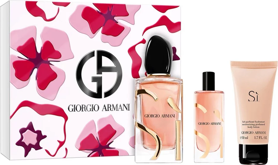 Eau de Parfum set për femra Giorgio Armani Sì Intense, 100ml + 50ml + 15ml