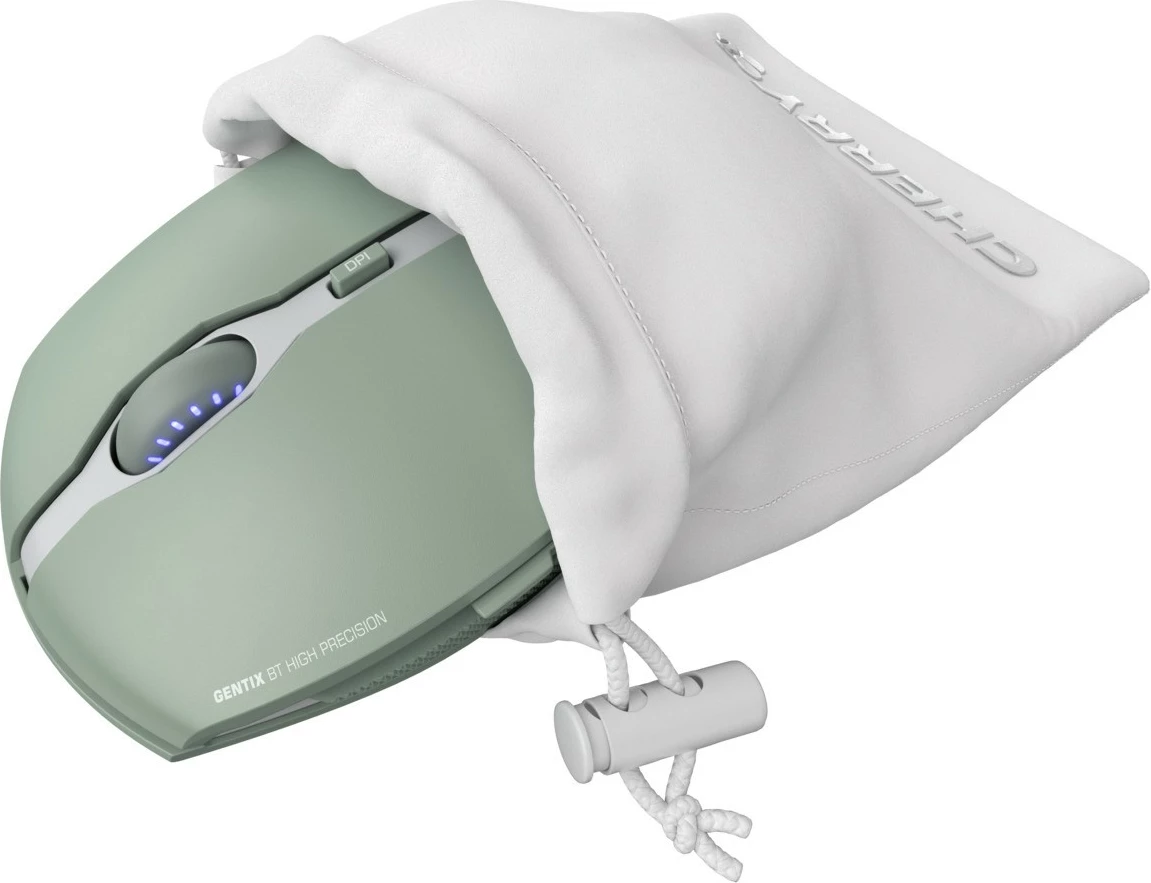 Maus Cherry GENTIX BT, Optik, Bluetooth, 2000 DPI, Gjelbër