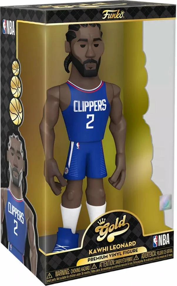 Figurë vinyl Funko Gold NBA Clippers Kawhi Leonard 12" (Chase i rastësishëm)