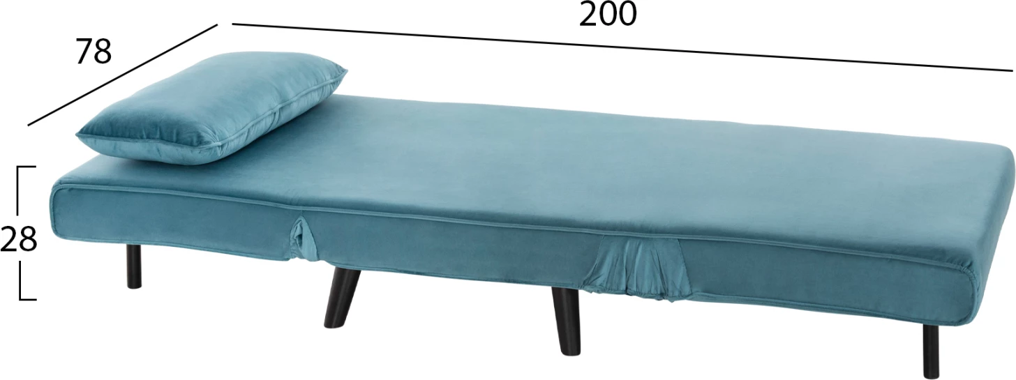 Karrige-shtrat BRAXTON FH8425.25, kadife ngjyrë mente, 78x88x78H cm