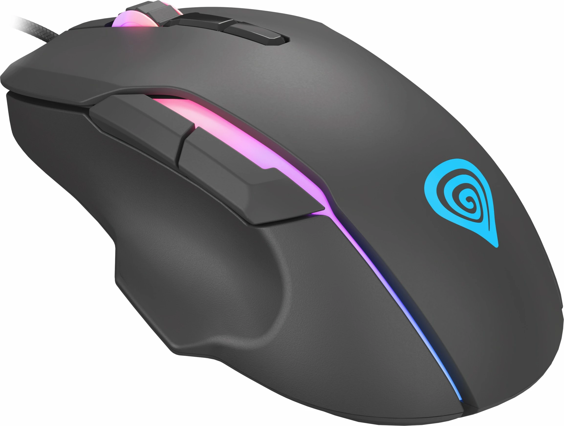 Maus gaming Genesis Xenon 220 G2, optik, 12800 DPI, 7 butona, RGB, i zi