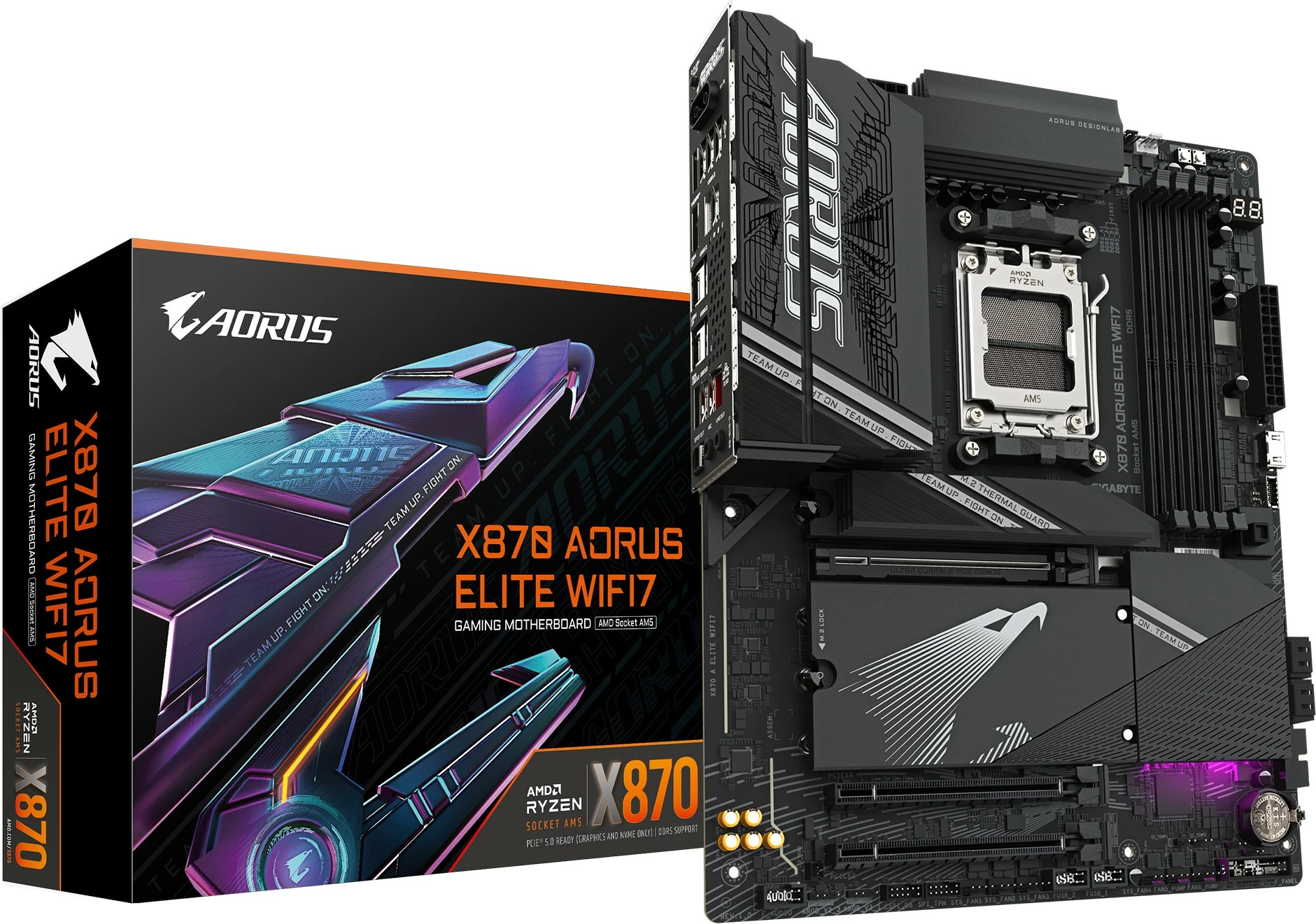 Pllakë amë Gigabyte X870 A ELITE WIFI7, Socket AM5, DDR5, Wi-Fi 7
