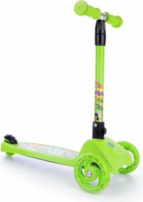 Trotinet për fëmijë Tempish, jeshile dhe rozë