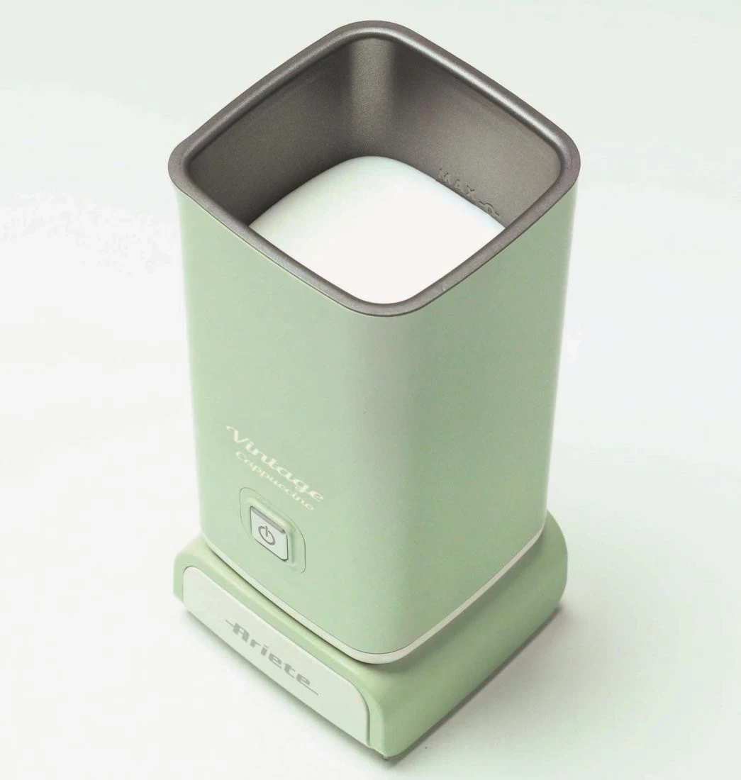 Frother qumështi elektrik Ariete, modeli Vintage, ngjyrë jeshile