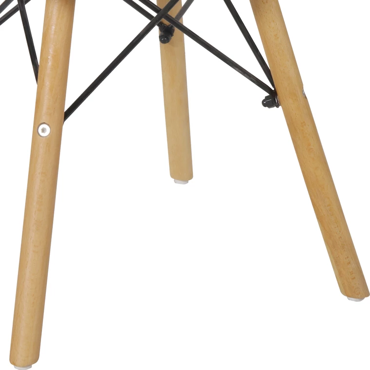 Tavolinë për fëmijë, MDF dhe dru ahu, Φ60x51cm