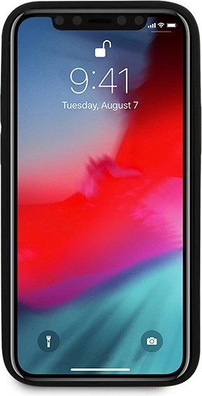 Mbështjellës Ferrari Off Track Quilted për iPhone 12 mini 5.4", lëkurë, i zi