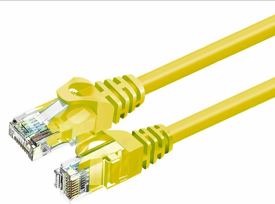 Kabllo rrjeti Ethernet ZOY ZCR025Y Cat 6 UTP CCA 0.25 m RJ-45 në RJ-45, e verdhë