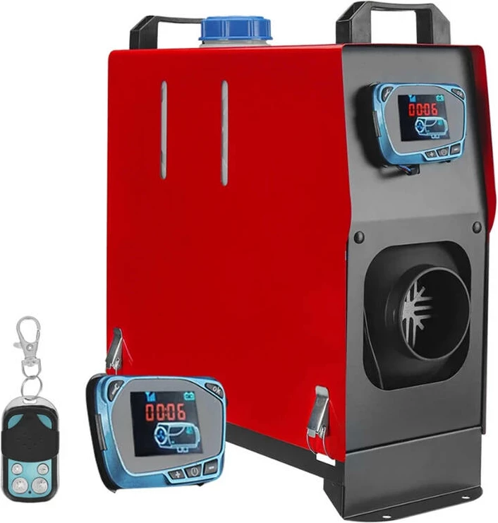 Ngrohës parkimi BlitzWolf BW-AH-V1B-BT, 5kW, 12V, me Bluetooth, i kuq