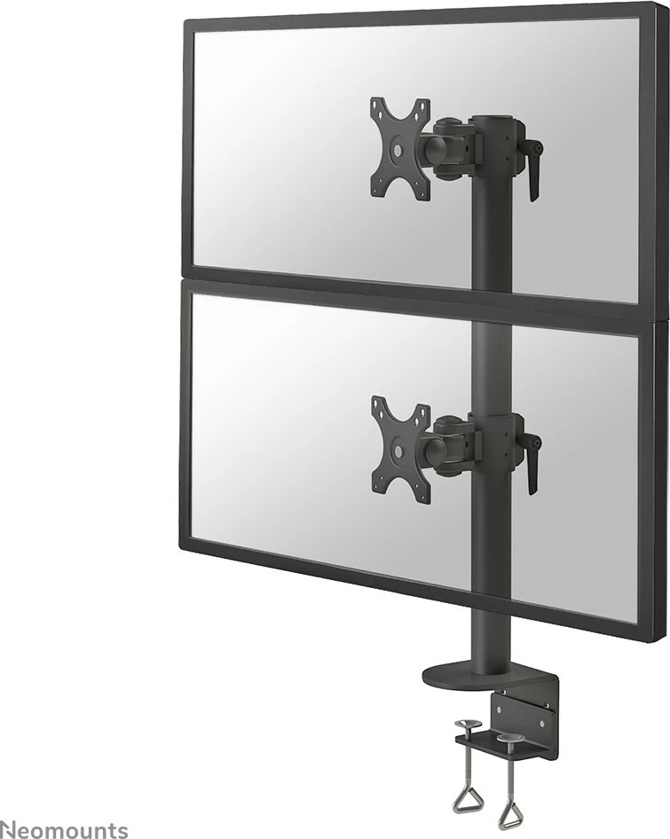 Krah monitori Neomounts FPMA-D960DVBLACKPLUS, Clamp, 15 kg, 49", i zi