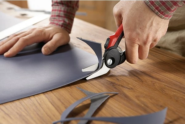 Gërshërë kombinim Bessey D48A-2, teh i anuar, kuqe/zezë